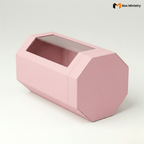 Pink Cookie Box with PVC Window