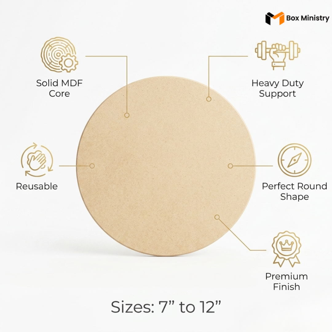 Premium MDF Cake Boards for  Bakers