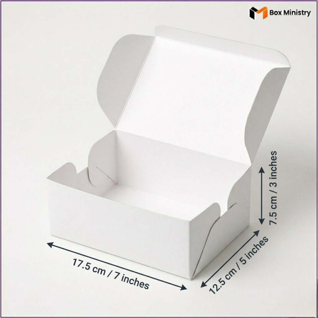 Plain White Cake or Pastry Box | ITC Quality Cake Box | Free Logo Print