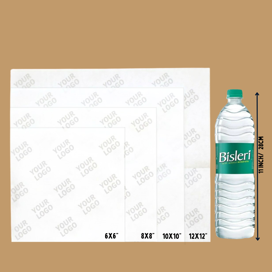 Butter Paper | Multiple Sizes | Free Logo Print