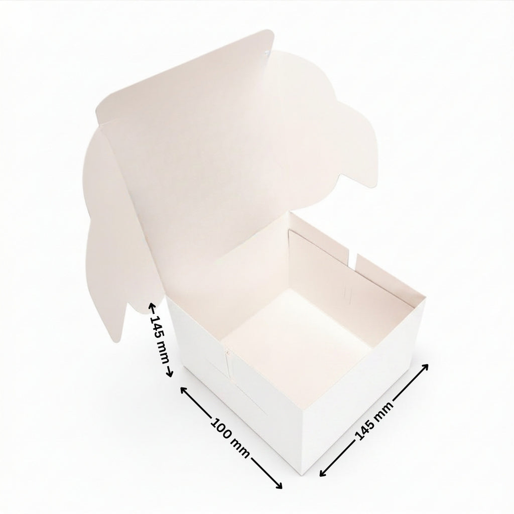 White Cake Bento Box | Mini Dessert Packaging