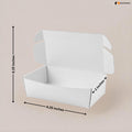 White Open Top Fries Box for Food Packaging