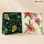 Floral Printed ITC Grade Paper Bag for Gifting & Retail Packaging