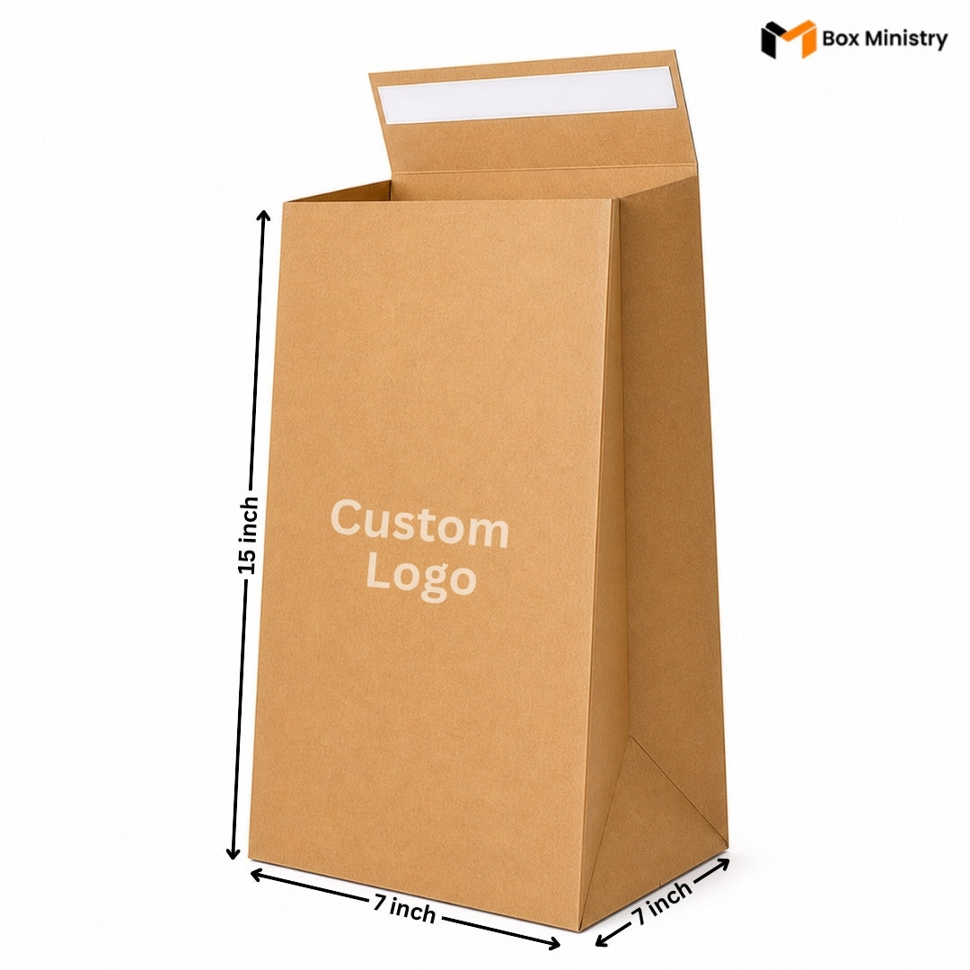 Kraft HUG Bags | Premium Rigid Carry Bags for Bakery, Gifting & Retail
