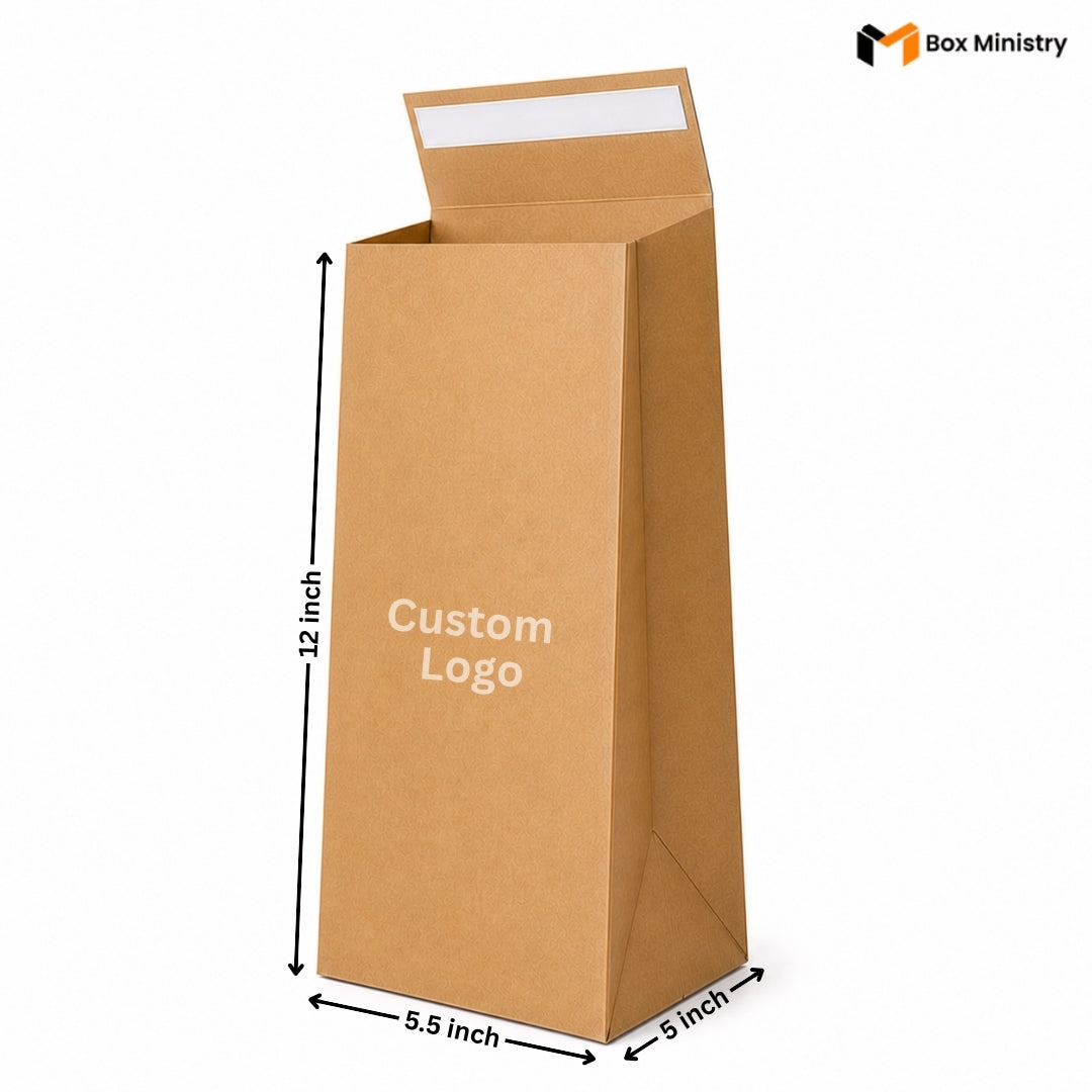 Kraft HUG Bags | Premium Rigid Carry Bags for Bakery, Gifting & Retail
