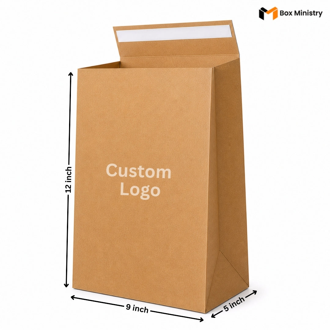 Kraft HUG Bags | Premium Rigid Carry Bags for Bakery, Gifting & Retail