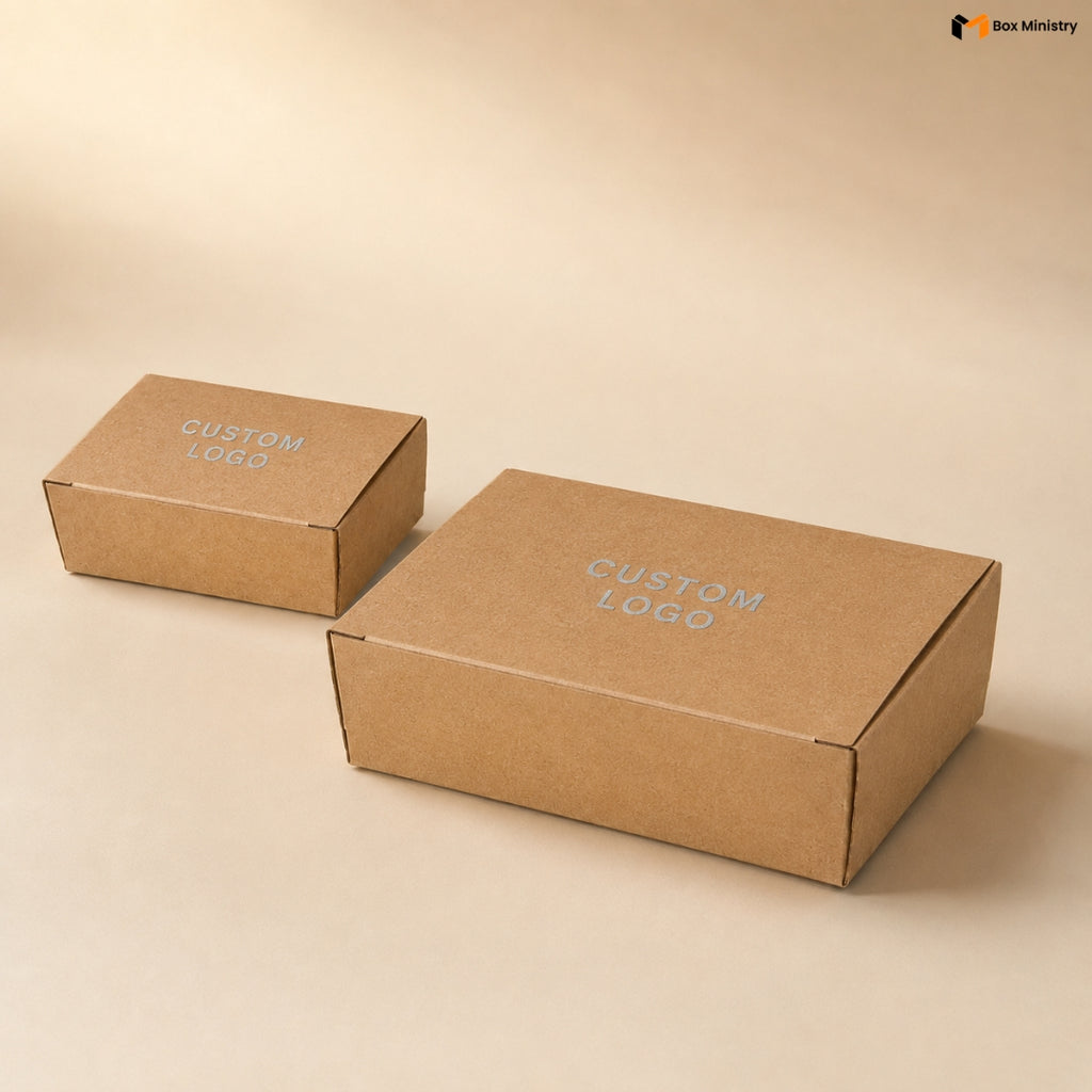 Kraft Open Top Fries Box for Food Packaging