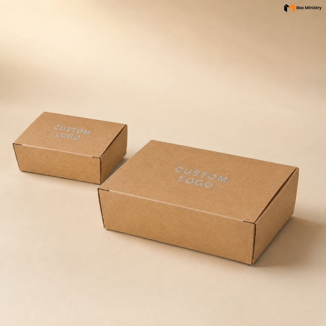 Kraft Open Top Fries Box for Food Packaging