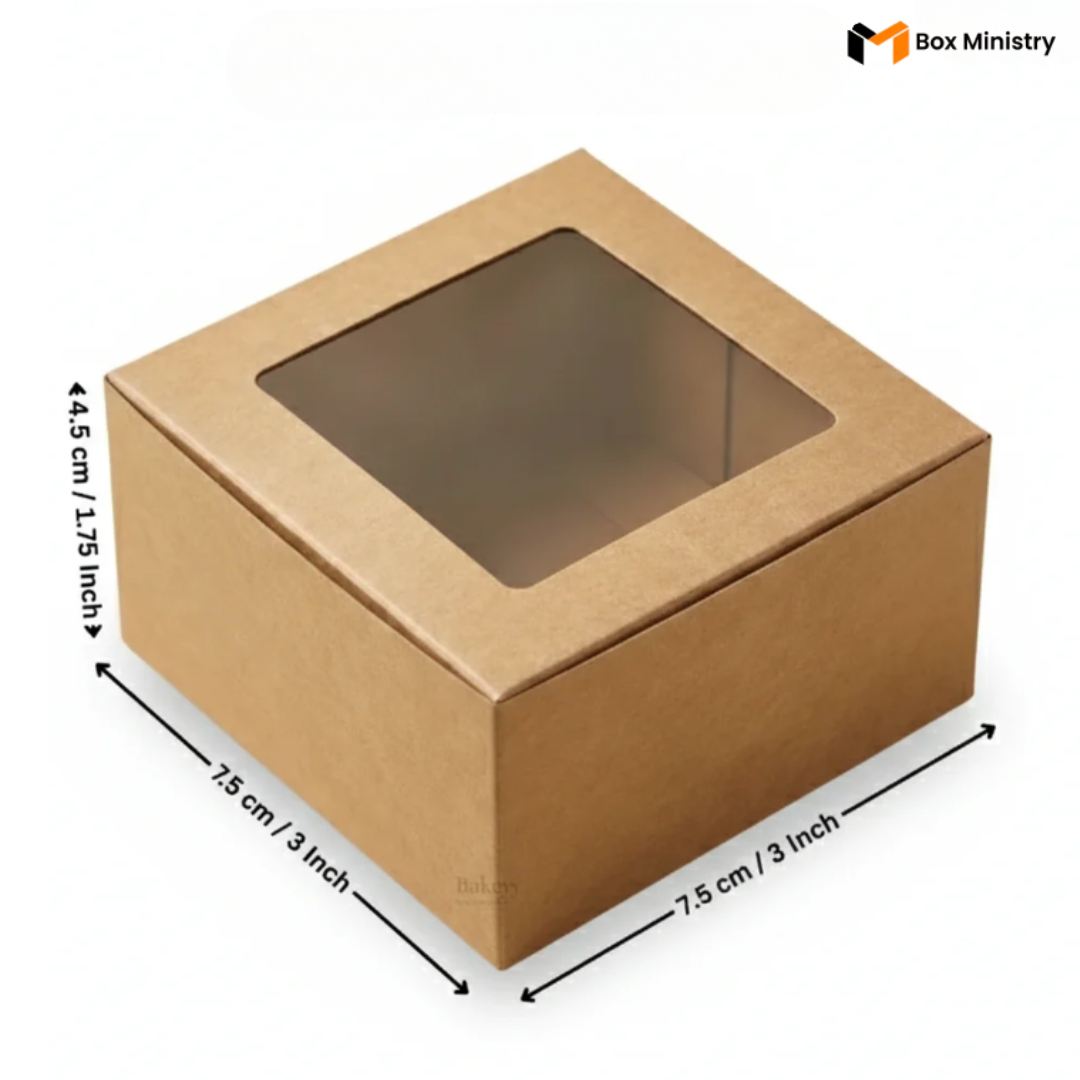 Kraft Brownie Boxes | Food-Grade Packaging | Free Logo Print