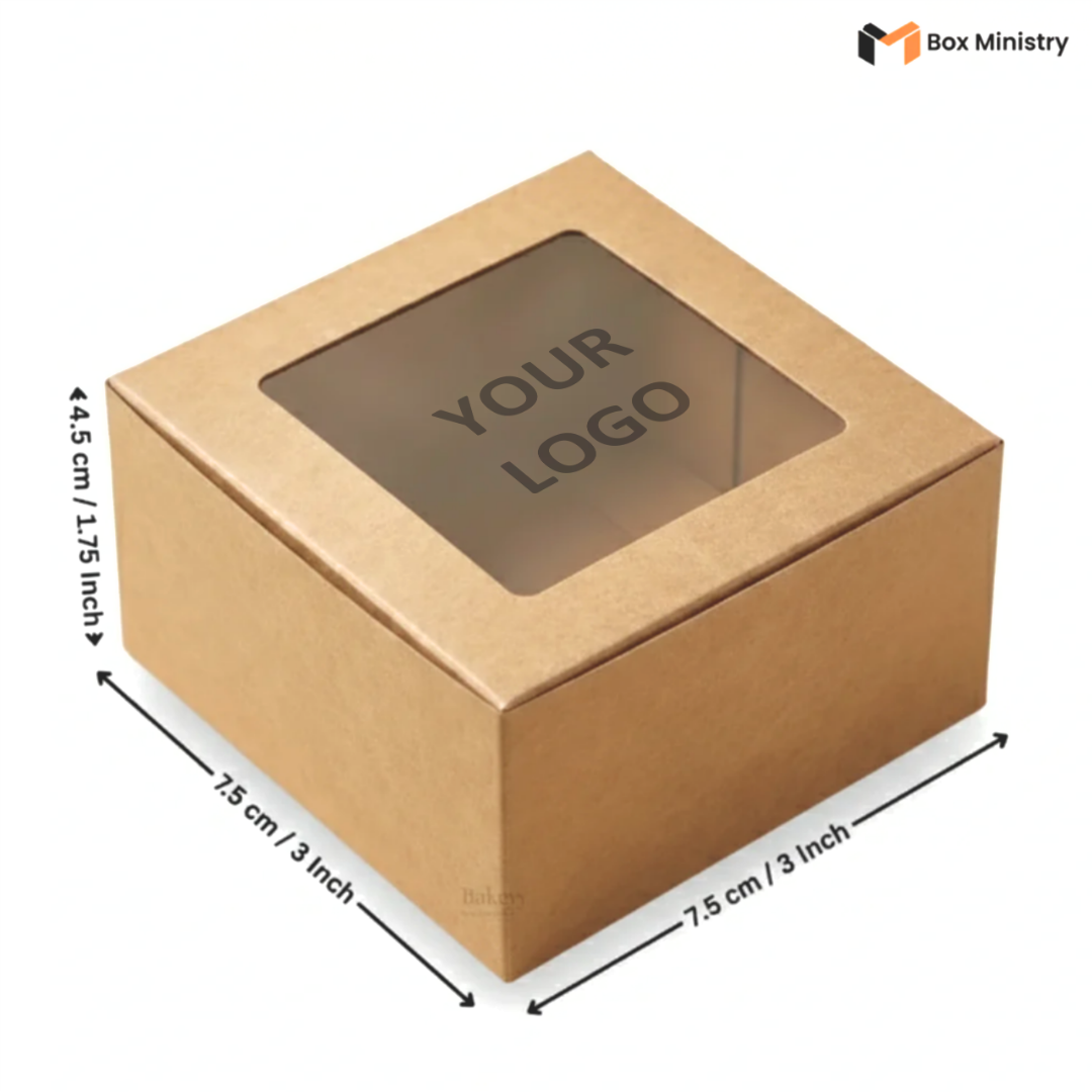 Kraft Brownie Boxes | Food-Grade Packaging | Free Logo Print