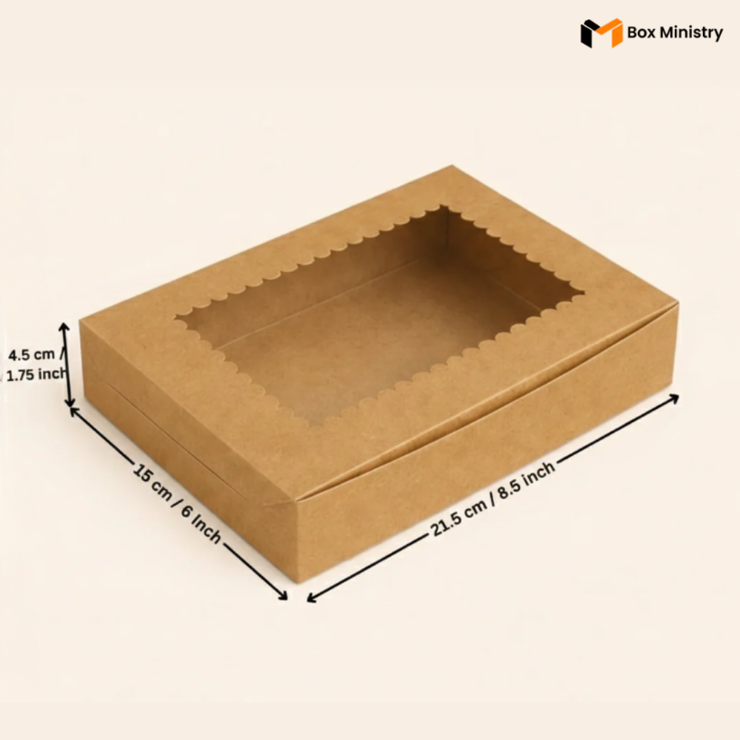 Kraft Brownie Boxes | Food-Grade Packaging | Free Logo Print