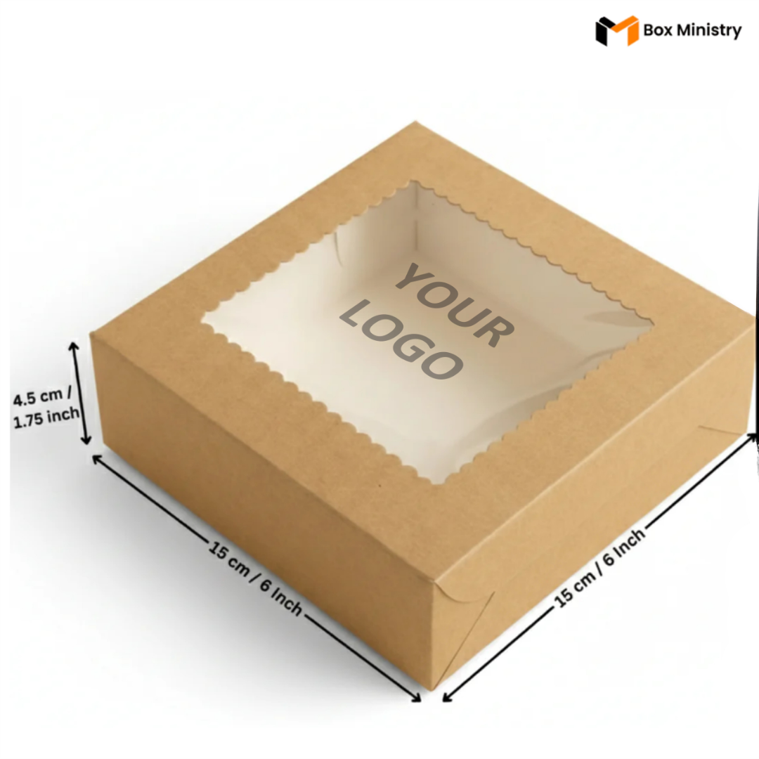 Kraft Brownie Boxes | Food-Grade Packaging | Free Logo Print