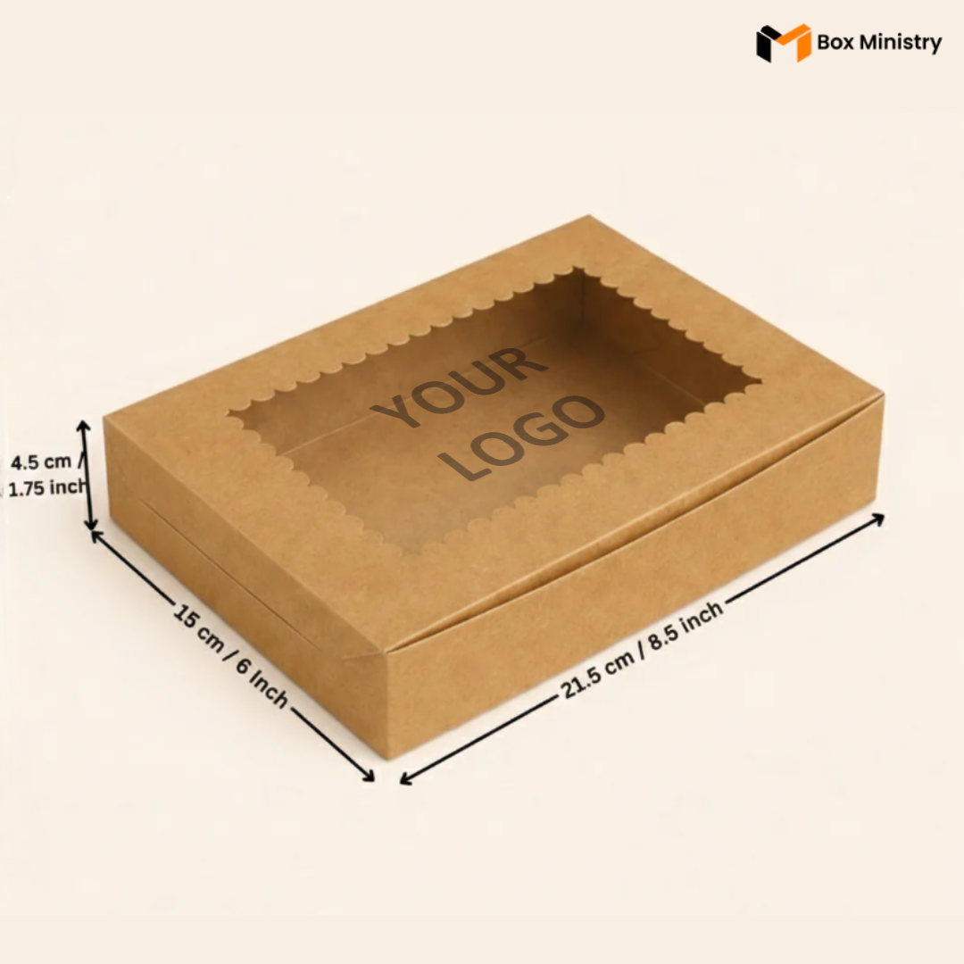 Kraft Brownie Boxes | Food-Grade Packaging | Free Logo Print