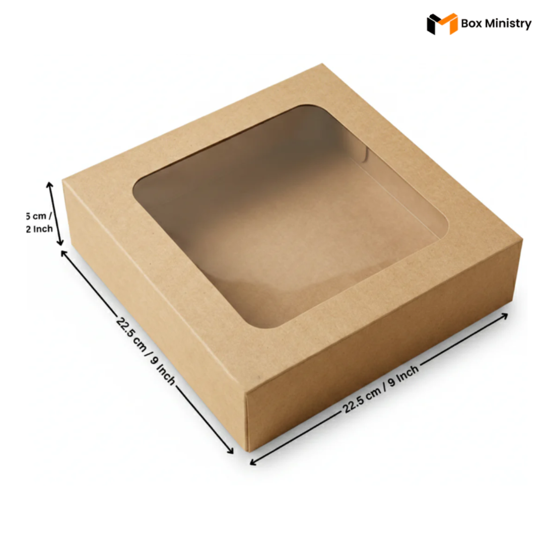 Kraft Brownie Boxes | Food-Grade Packaging | Free Logo Print