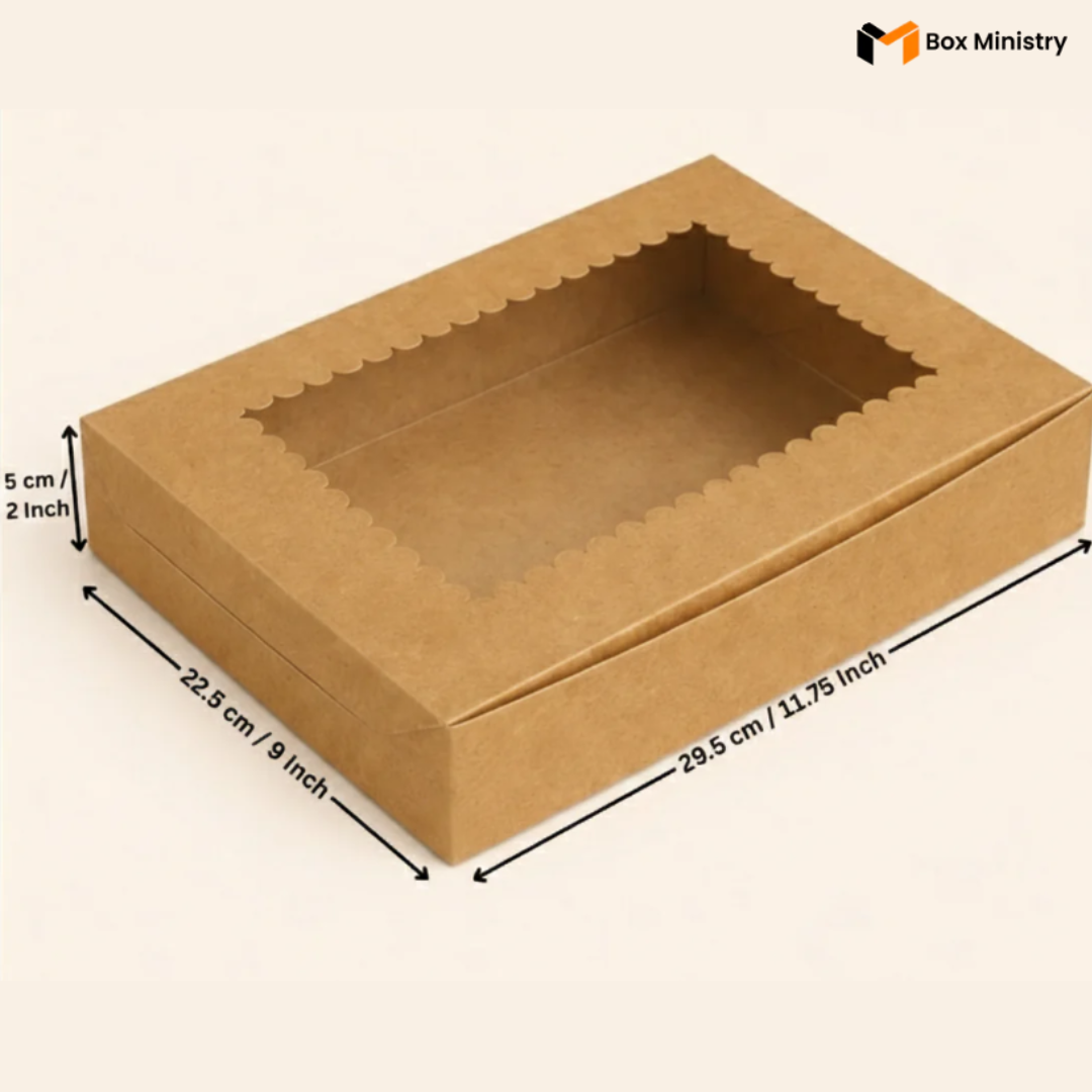Kraft Brownie Boxes | Food-Grade Packaging | Free Logo Print