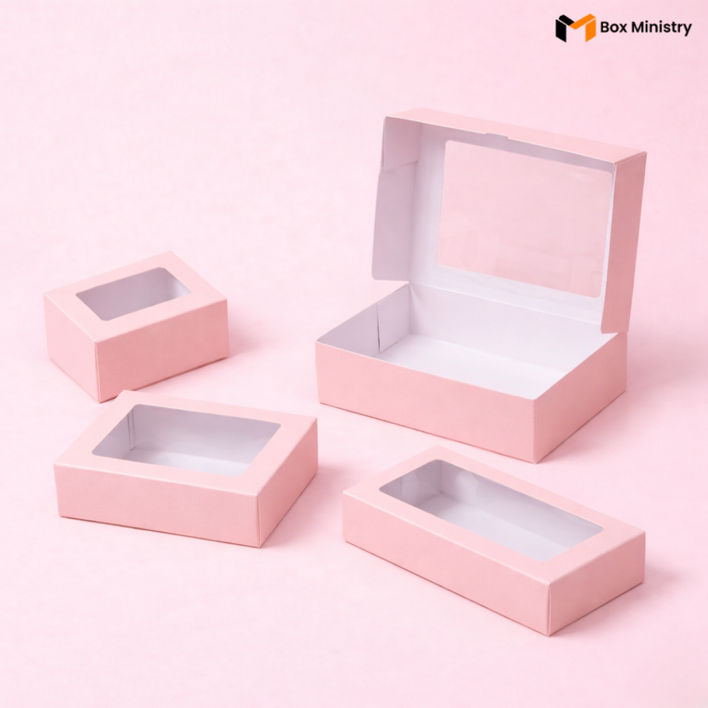 Pink Brownie Boxes | Food-Grade Packaging
