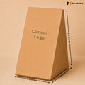 Sandwich Box | Kraft & White Triangle Takeaway Box