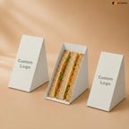 Sandwich Box | White Triangle Takeaway Box