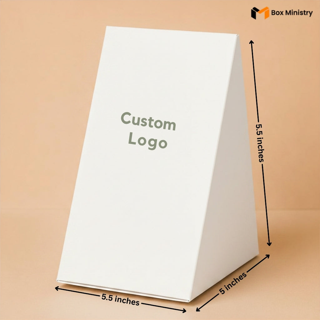 Sandwich Box | White Triangle Takeaway Box