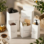 White HUG Bags | Premium Rigid Carry Bags for Bakery, Gifting & Retail