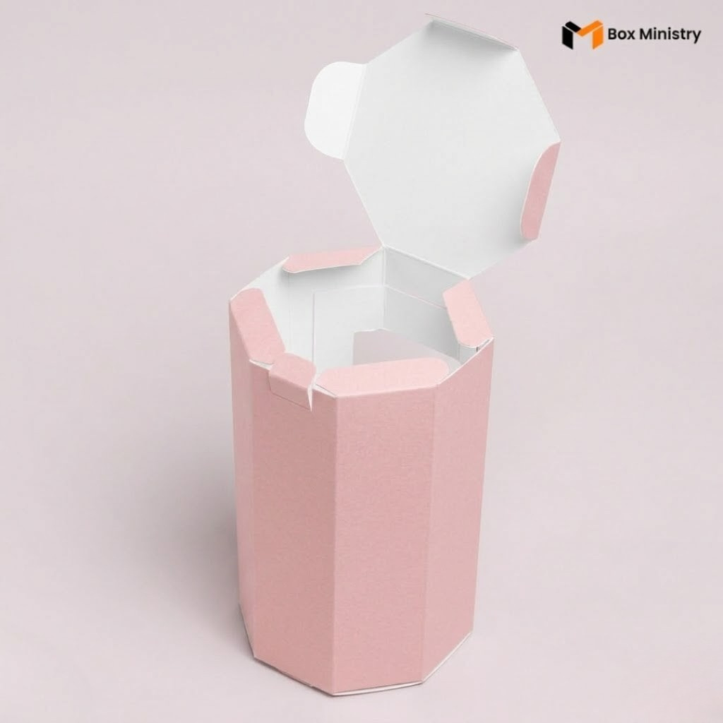 Pink Cookie Box with PVC Window