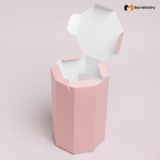 Pink Cookie Box with PVC Window