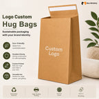 Kraft HUG Bags | Premium Rigid Carry Bags for Bakery, Gifting & Retail
